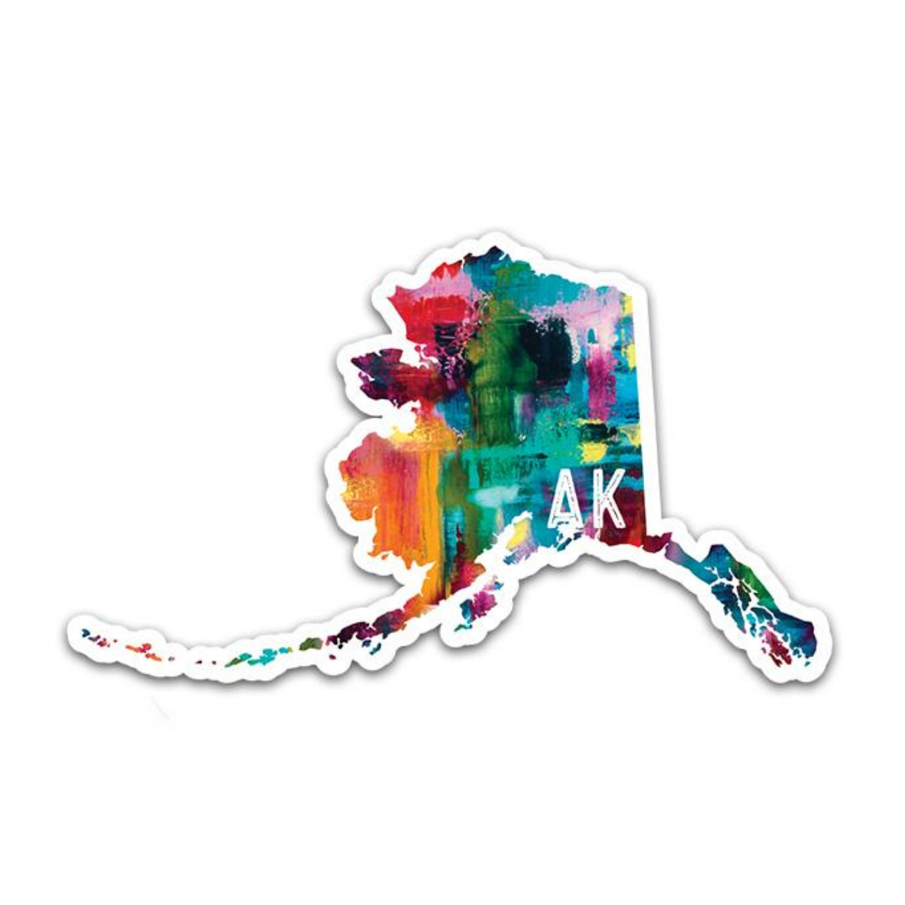 AK Map - Sticker