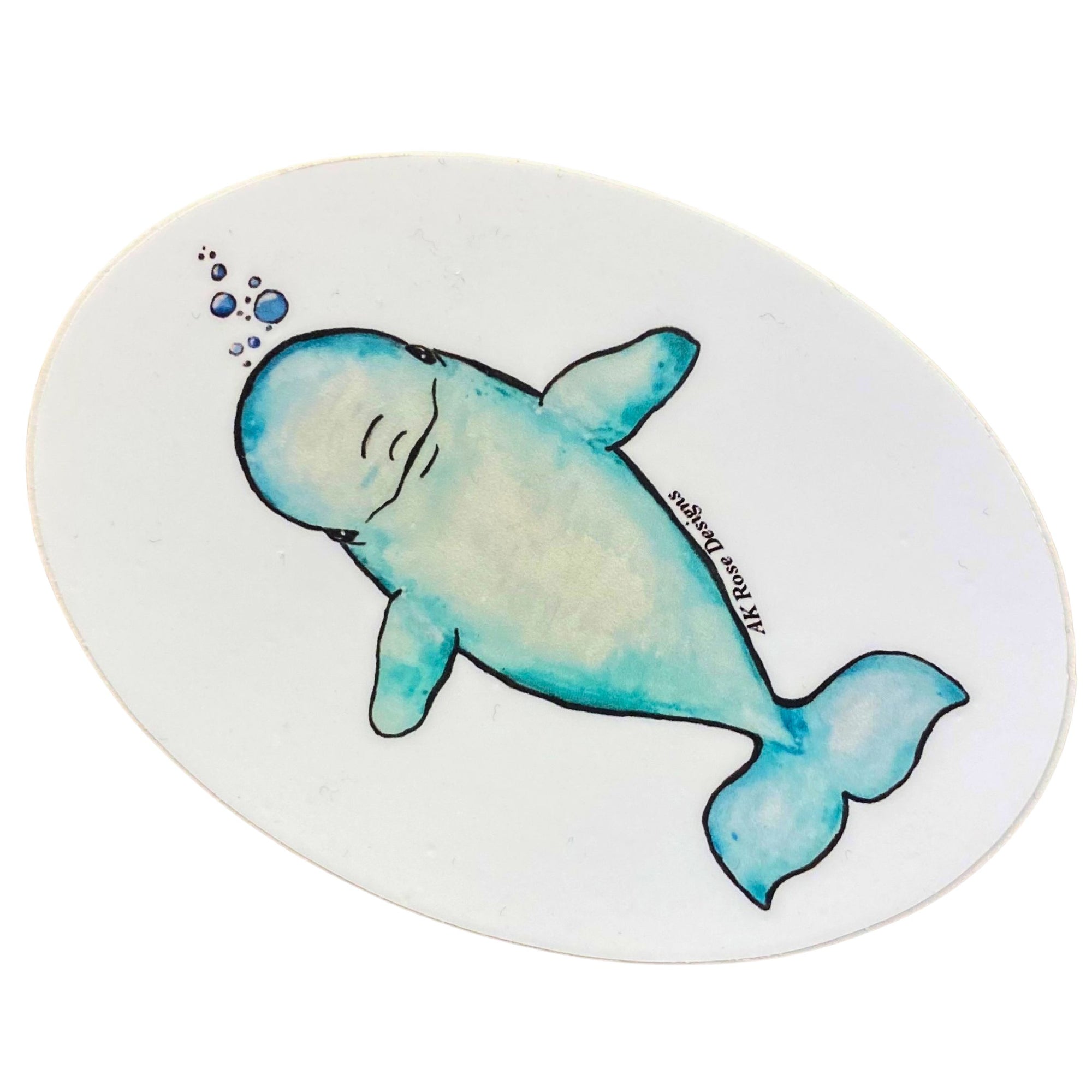 Bubbly Beluga Sticker