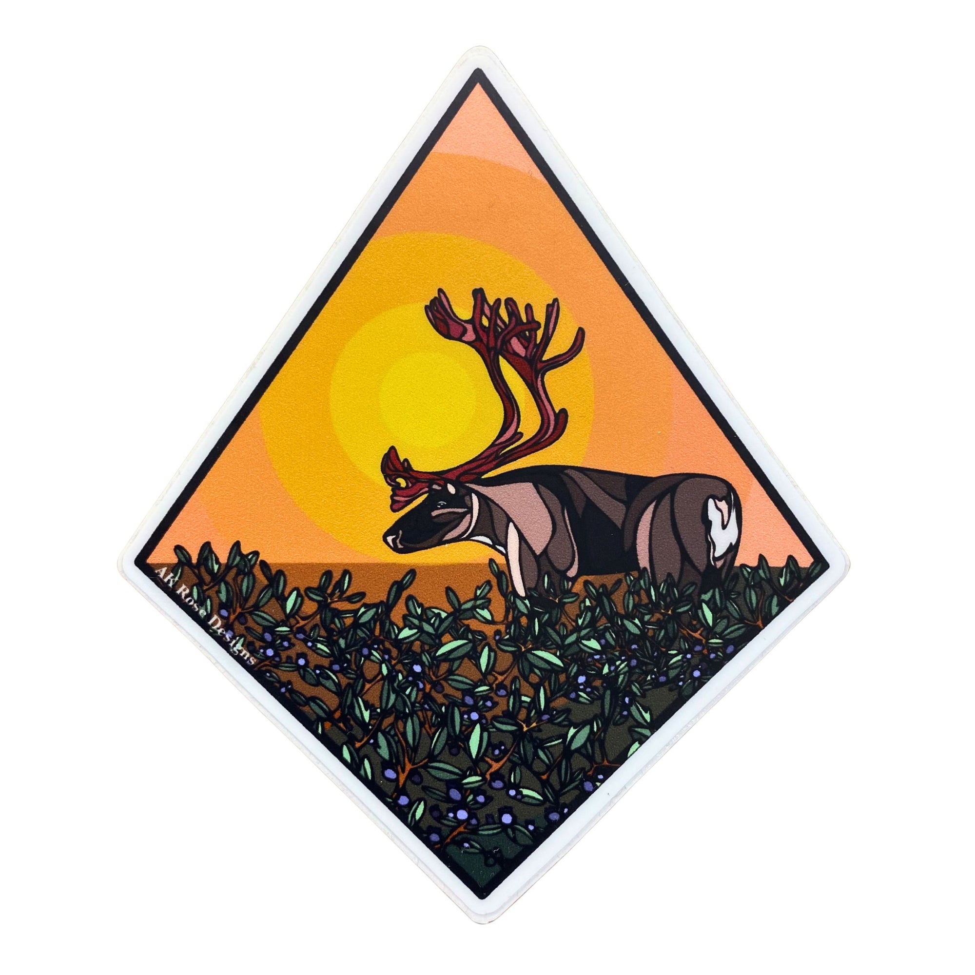 Fall Caribou Sticker