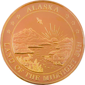 Humpback Whales Copper Medallion