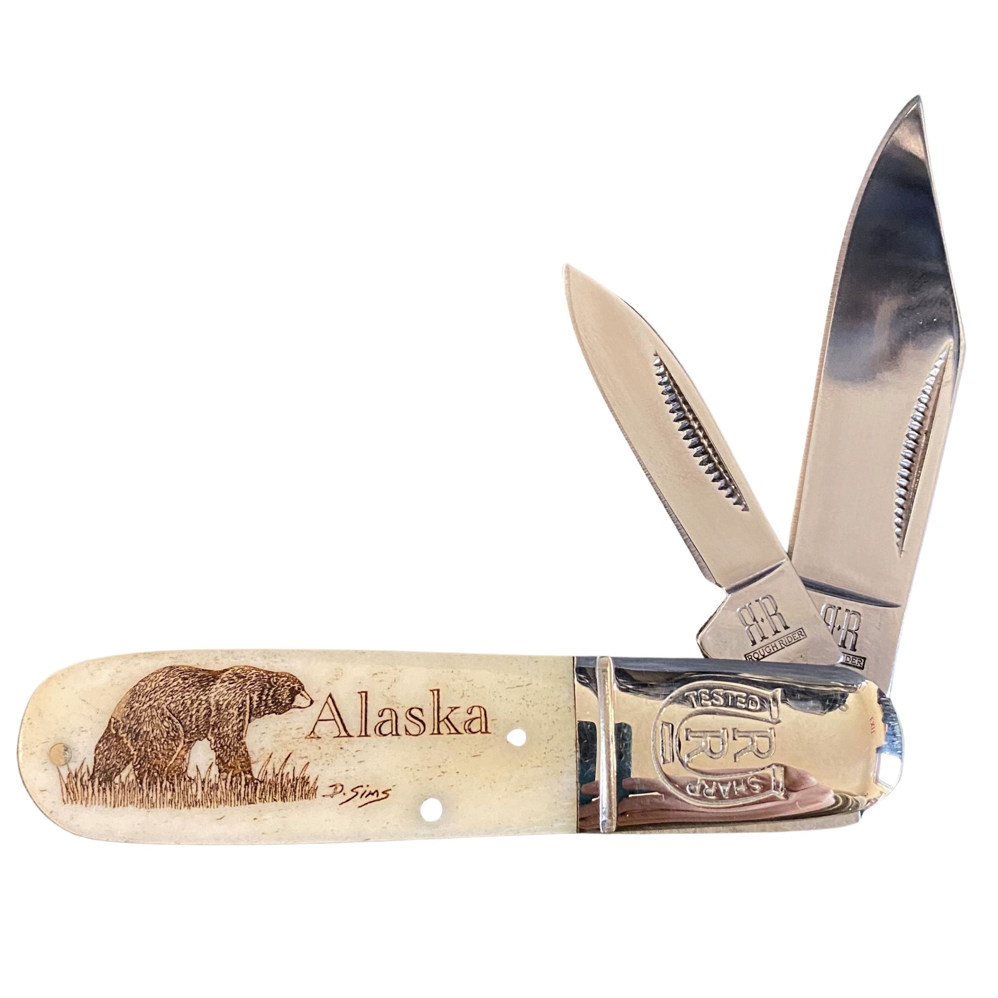 Alaska Scrimshaw 3.25 inch Knife