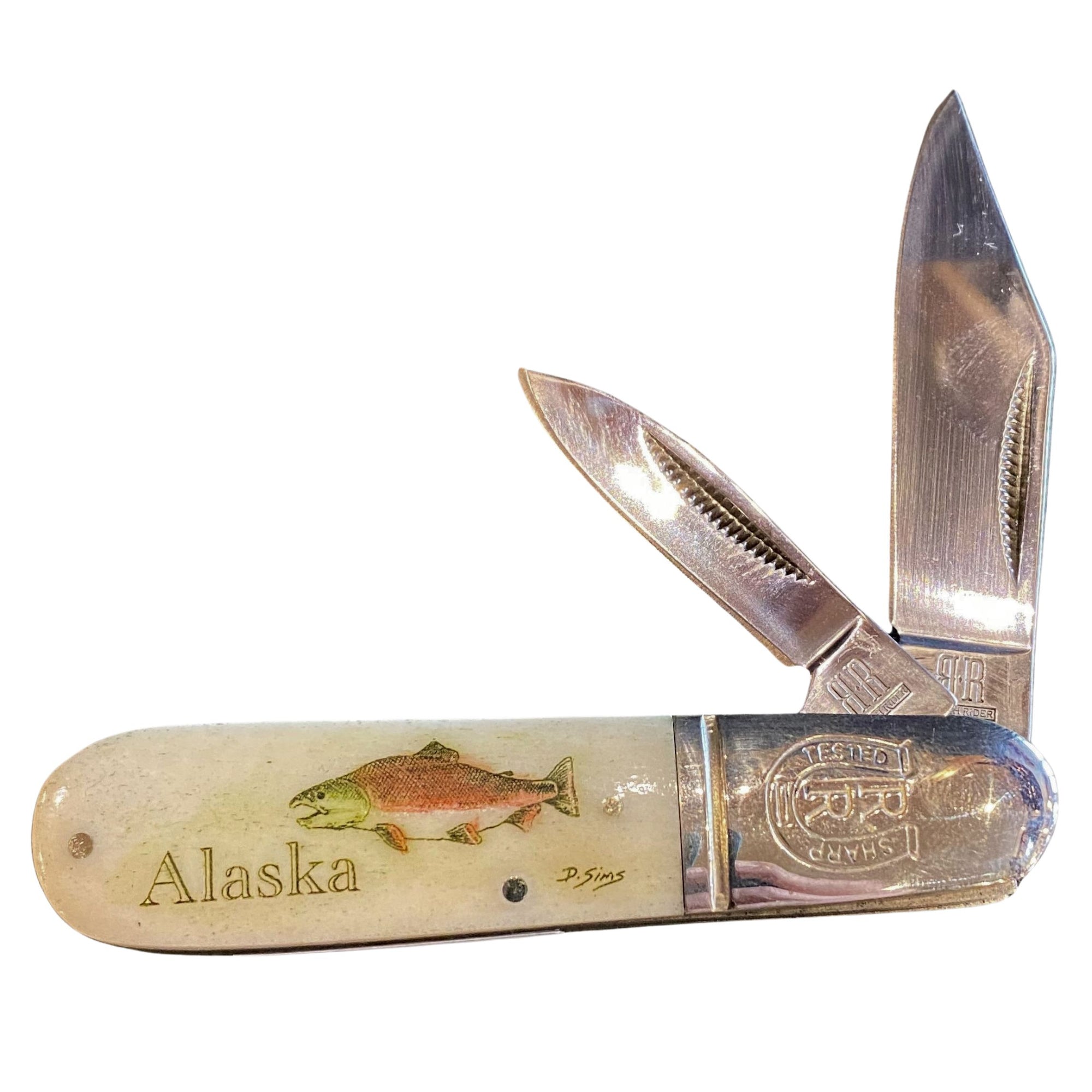 Alaska Scrimshaw 3.25 inch Knife