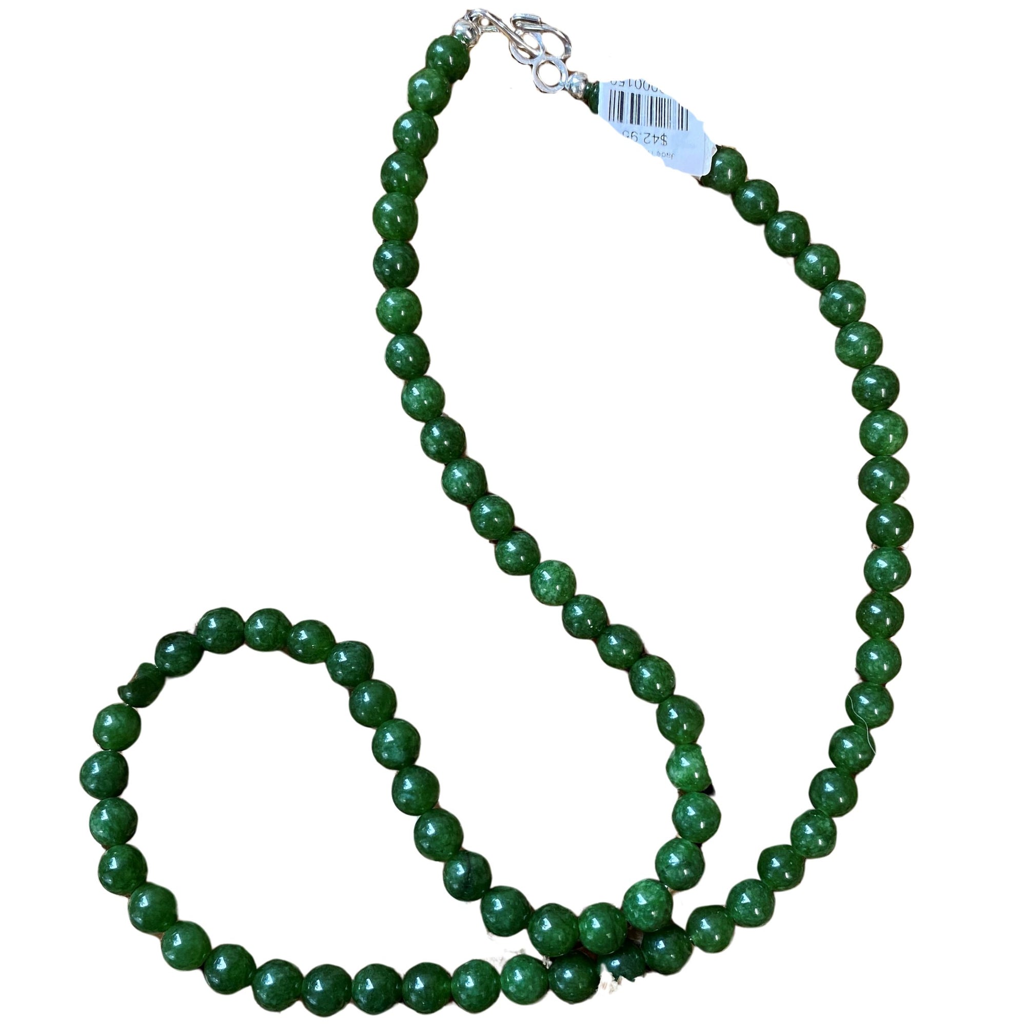 Jade Necklace 6mm 20in