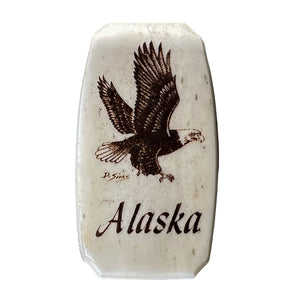 Scrimshaw Money Clip Pocket Knife