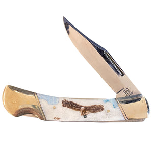 Scrimshaw Sheath Knife