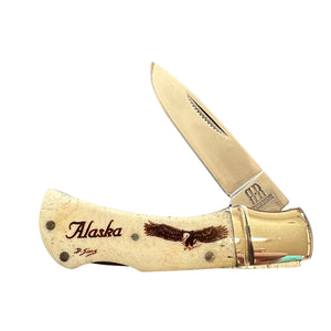 Alaska Mini Scrimshaw 2.5 Inch Knife