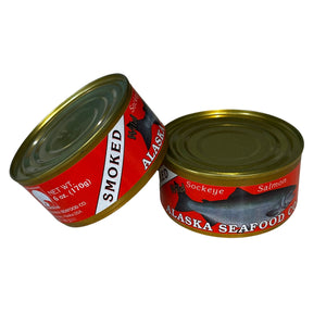 Smoked Sockeye Salmon 6 oz Can