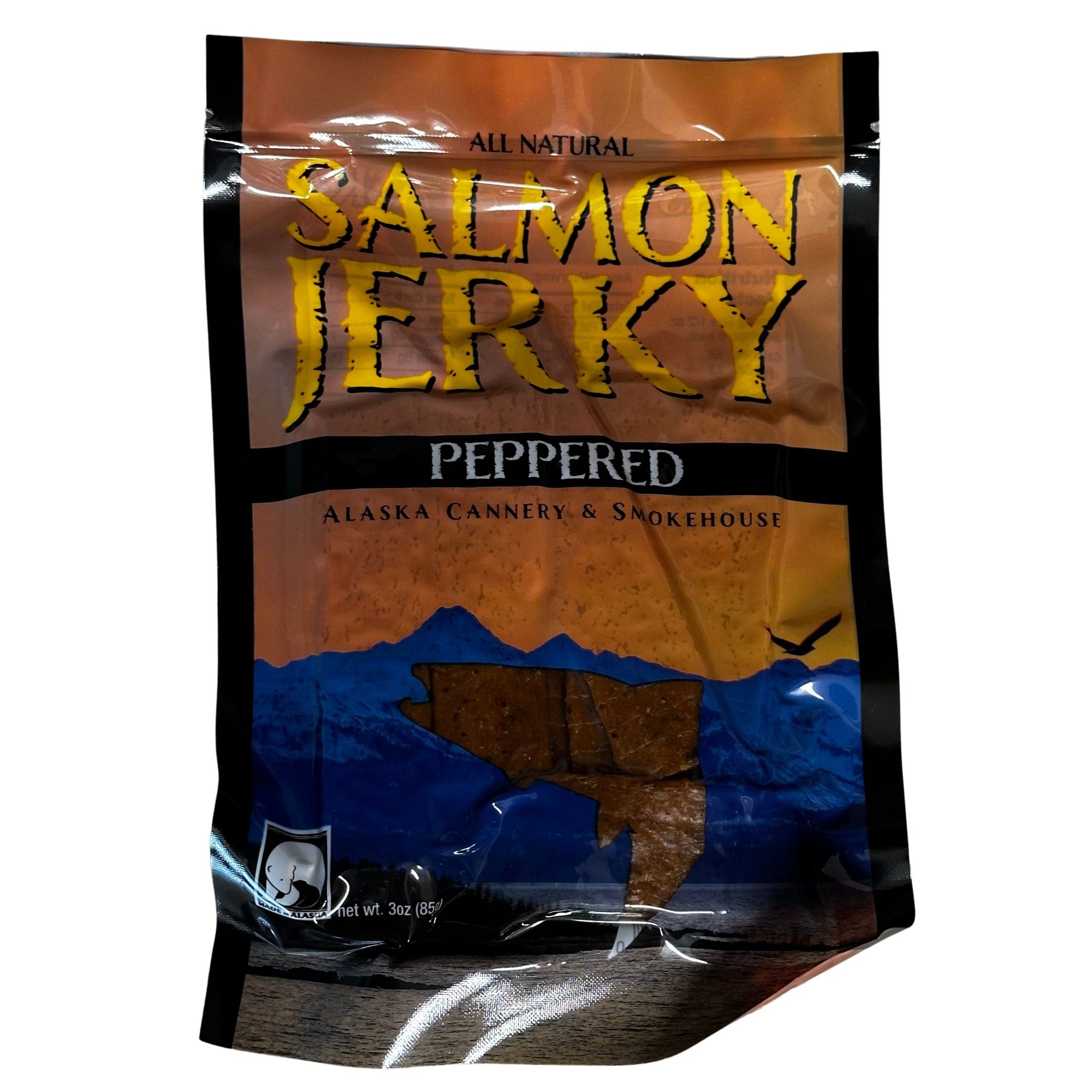 Peppered Salmon Jerky