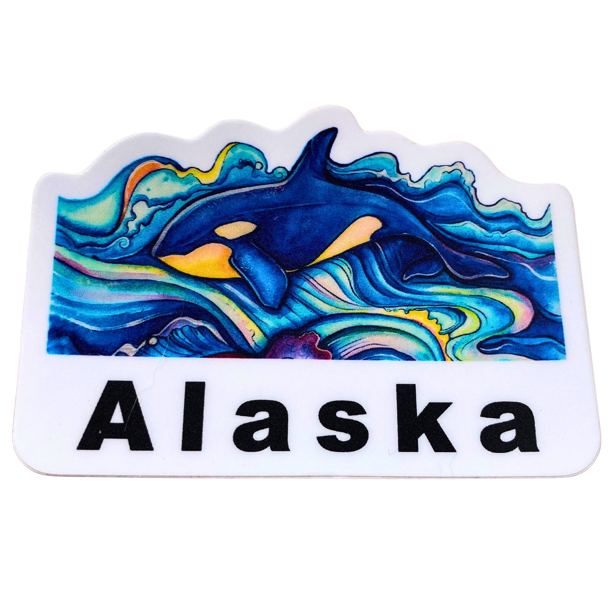 Alaskan Accents Sticker