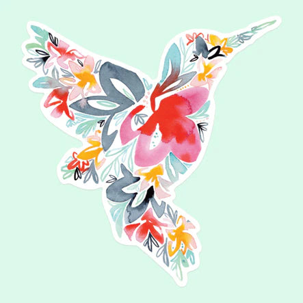 Hummingbird Vinyl Sticker