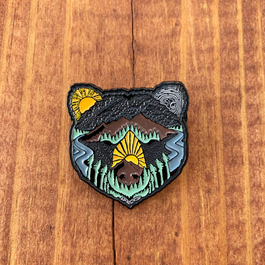 Bearface Enamel Pin