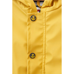 Babys Anchor Rain Jacket with Stripe Cotton Lining