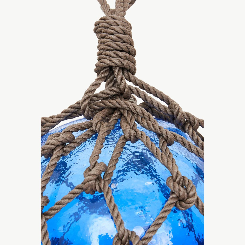 Glass Buoy with Nylon Rope - Small