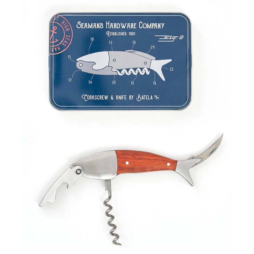 Fish Pocket Knife with Bottle Opener