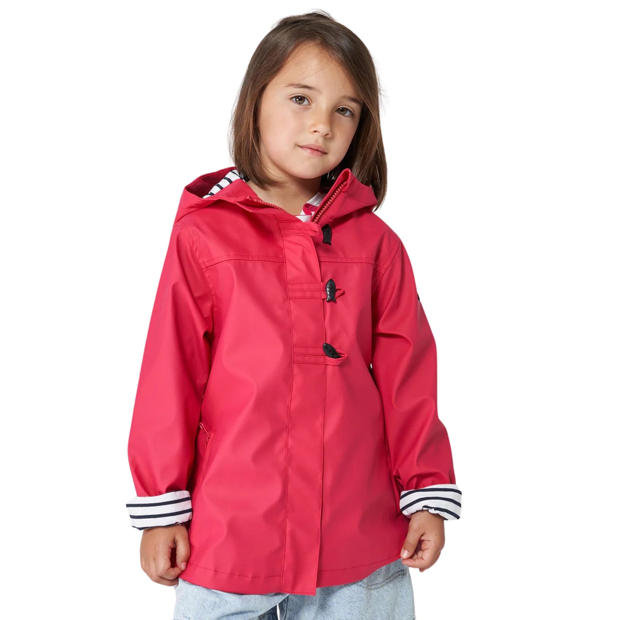 Sailor Raincoat with Striped Lining for Youth