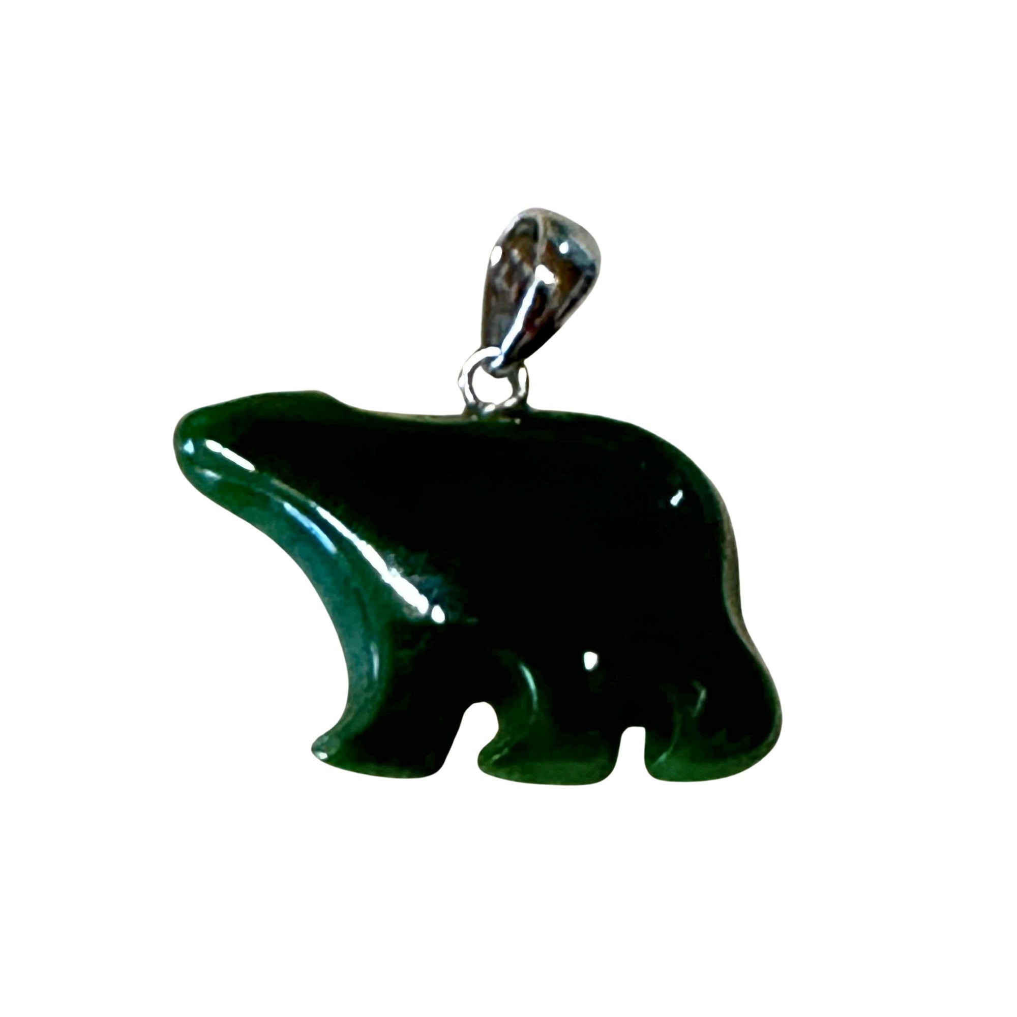 Jade Bear Pendant