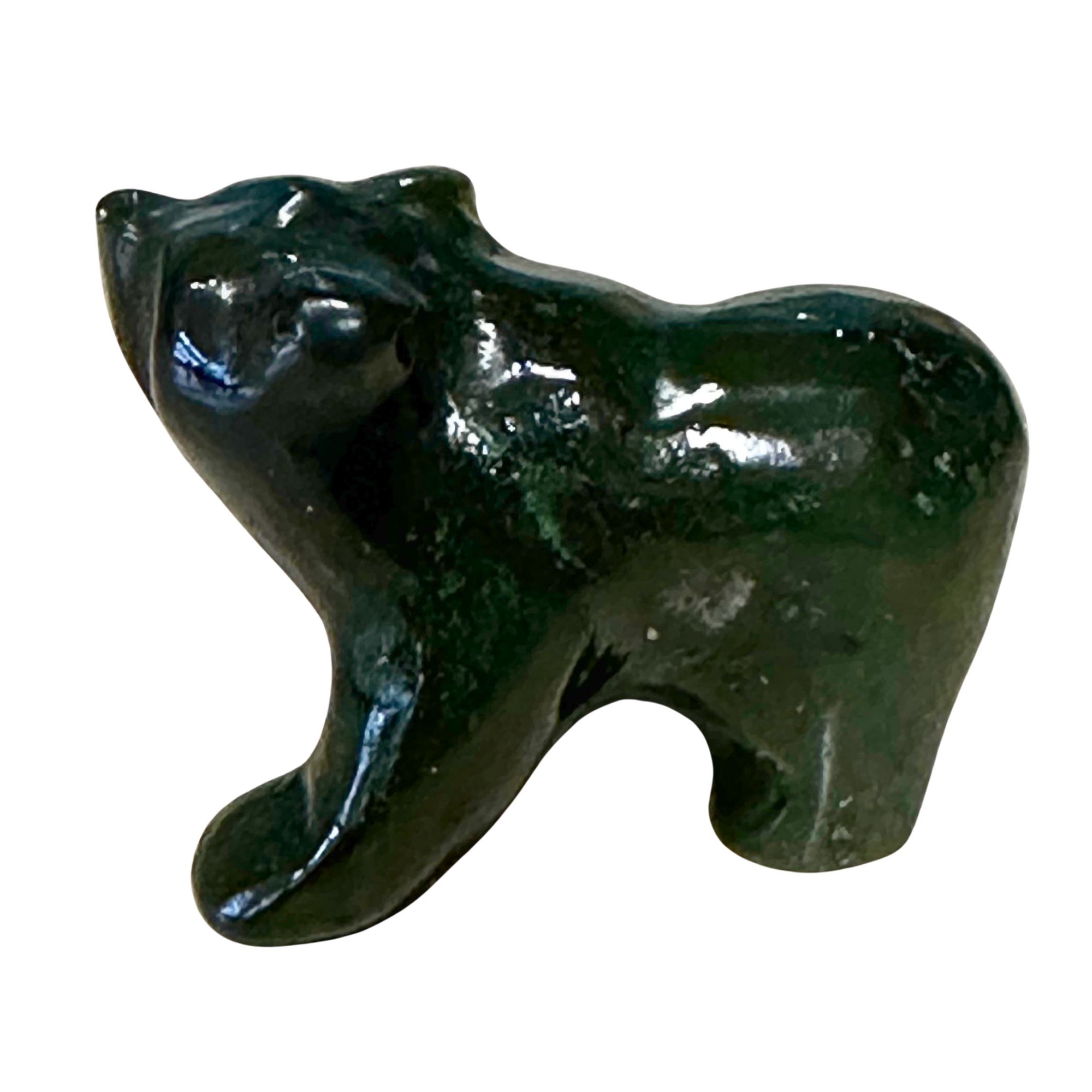 Jade Bear Figurine