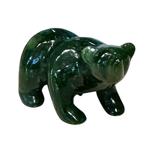 Jade Bear Figurine