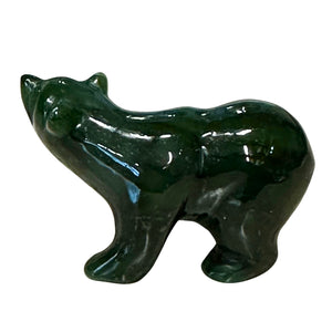 Jade Bear Figurine