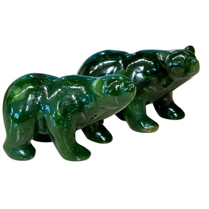 Jade Bear Figurine