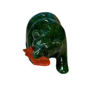 Jade Bear Figurine