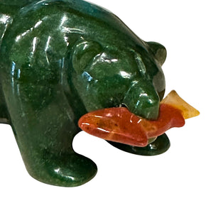 Jade Bear Figurine