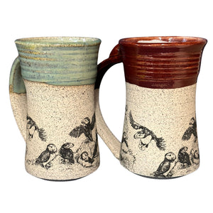 Stoneware Pottery Decal Mug