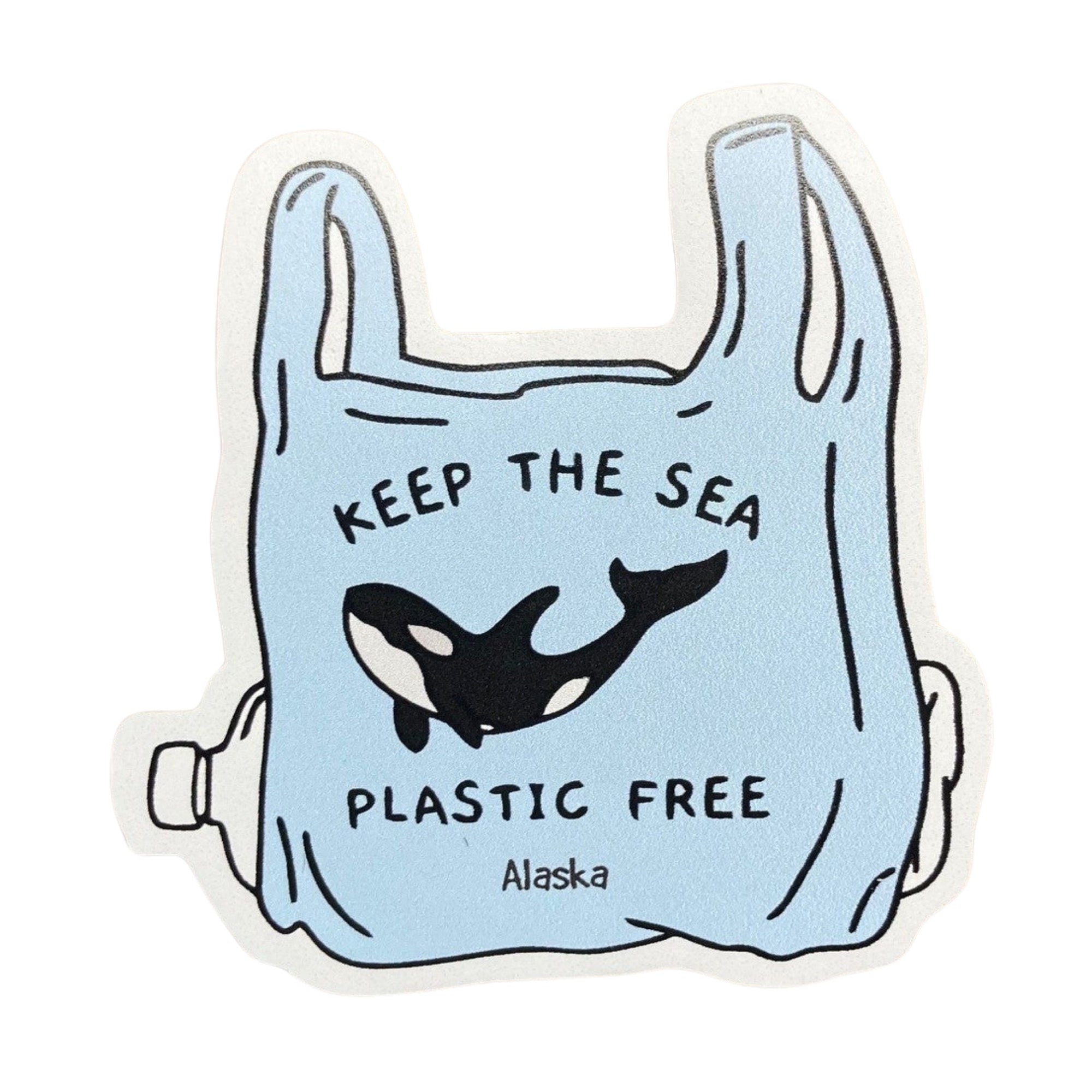 Keep The Sea Plastic Free Sticker - 3 Inch