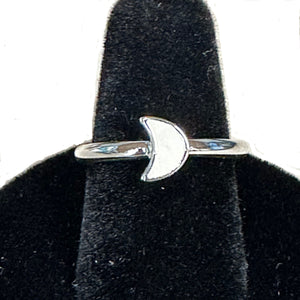 Crescent Moon Stack Ring