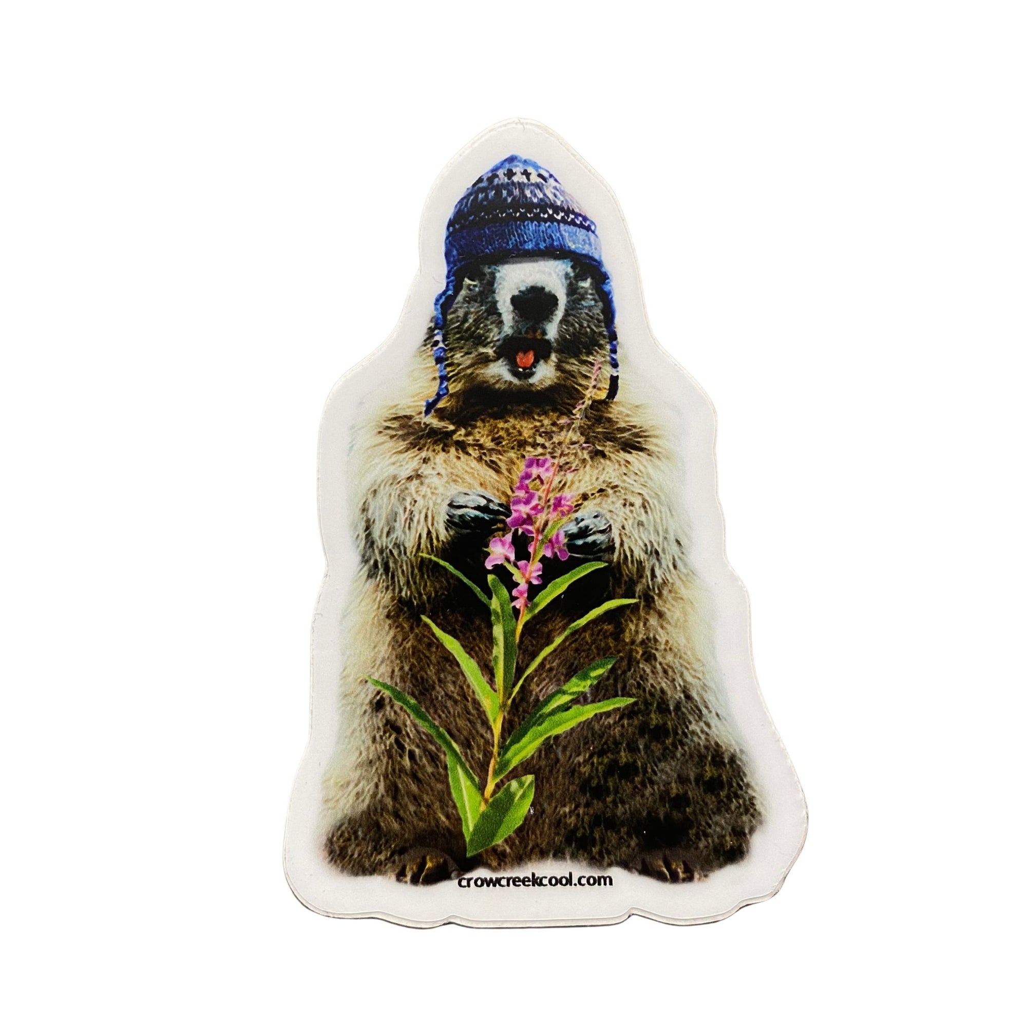 Wooly Marmot Fireweed Sticker