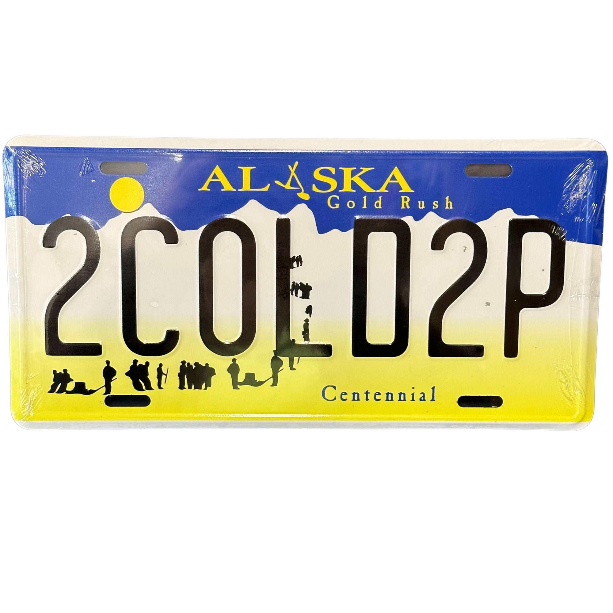 2COLD2P License Plate