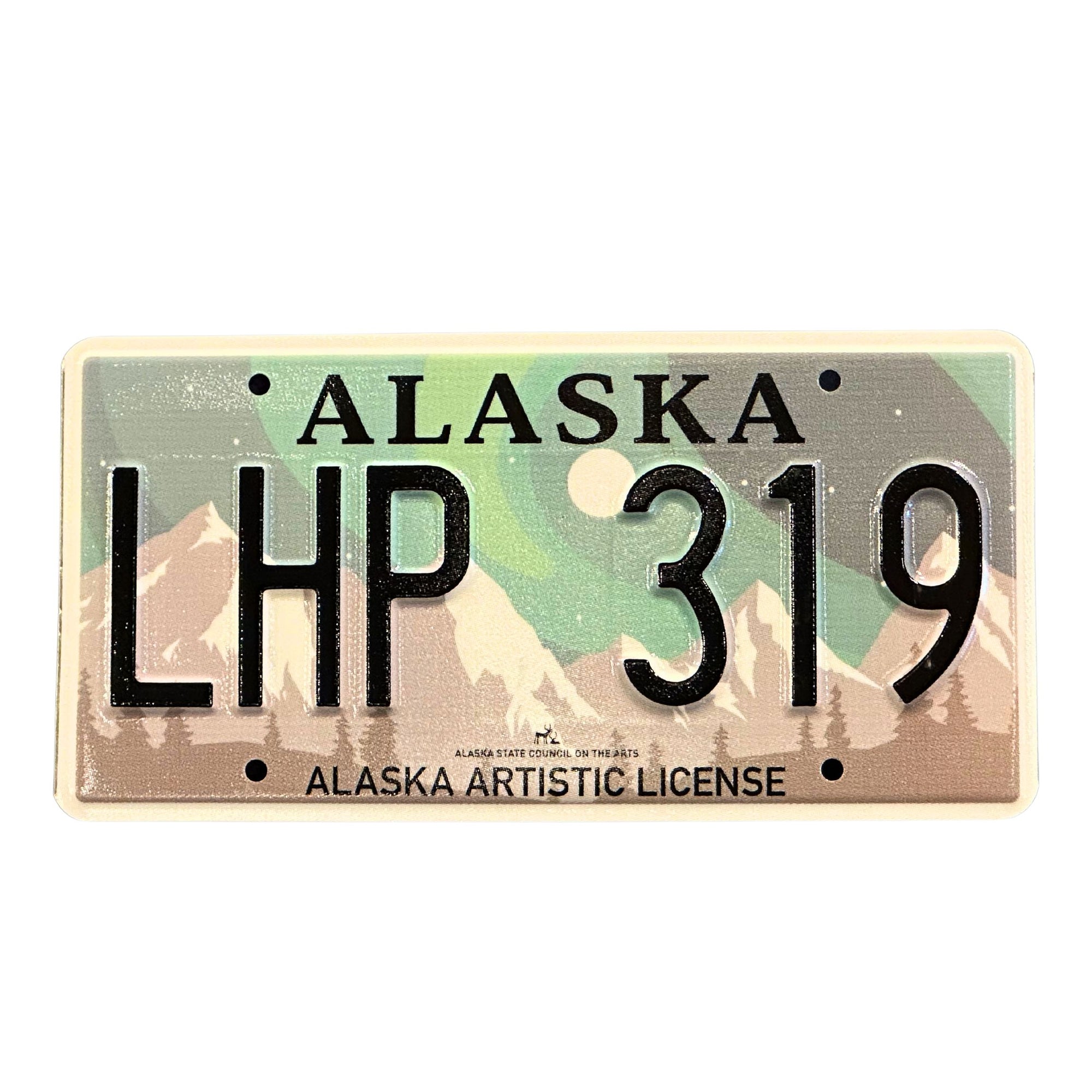 Used Alaska License Plate