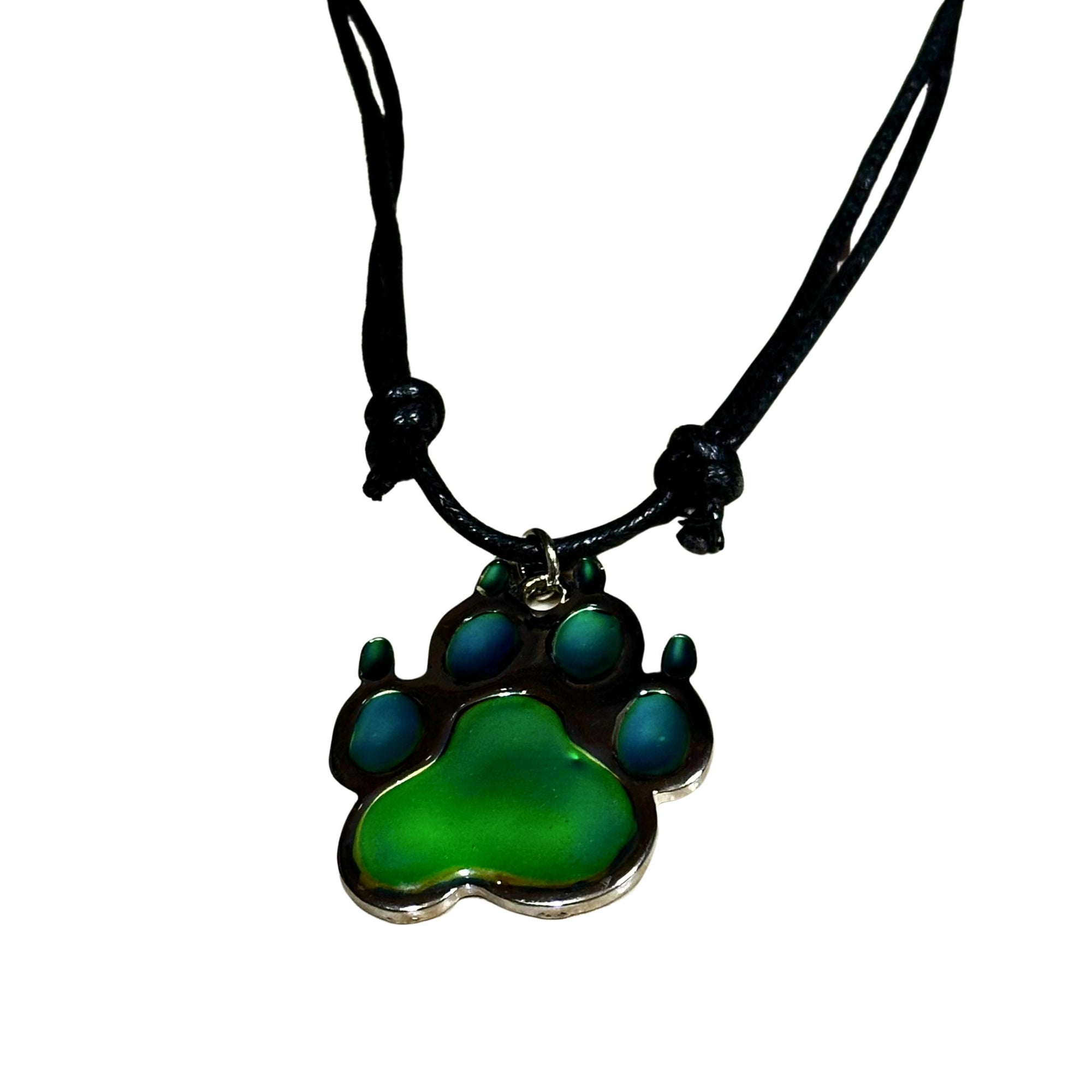 Mood Bear Paw Necklace