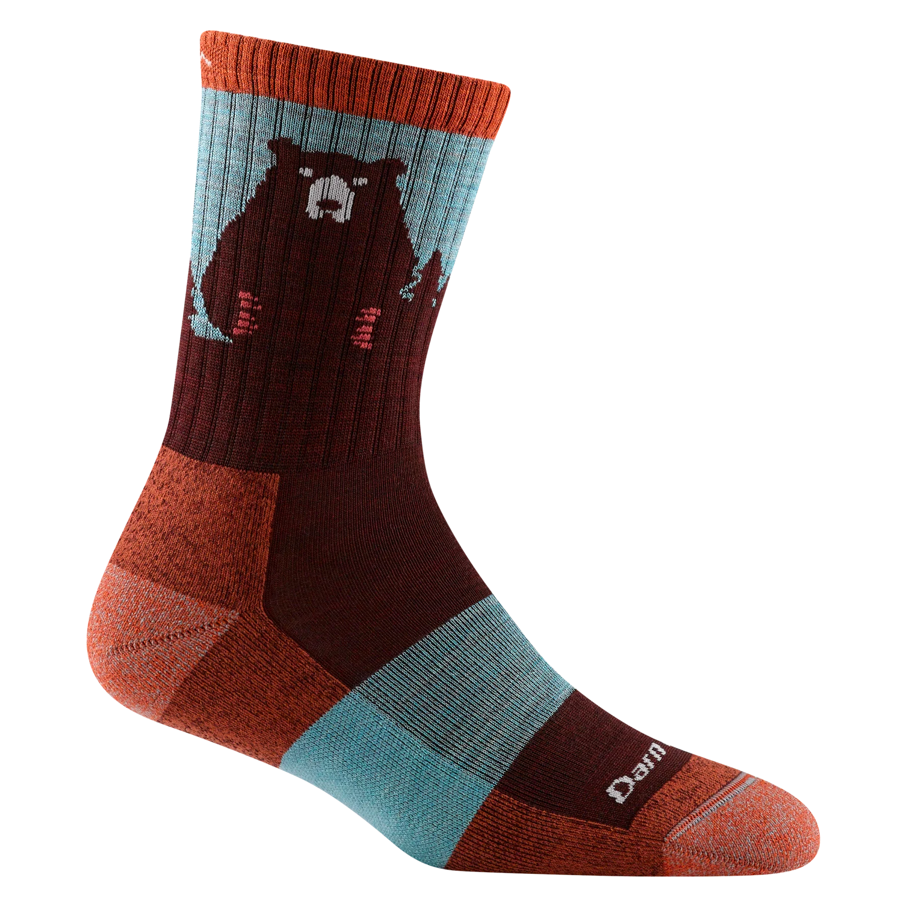 Bear Town Micro Crew Lightweight Hiking Sock for Women