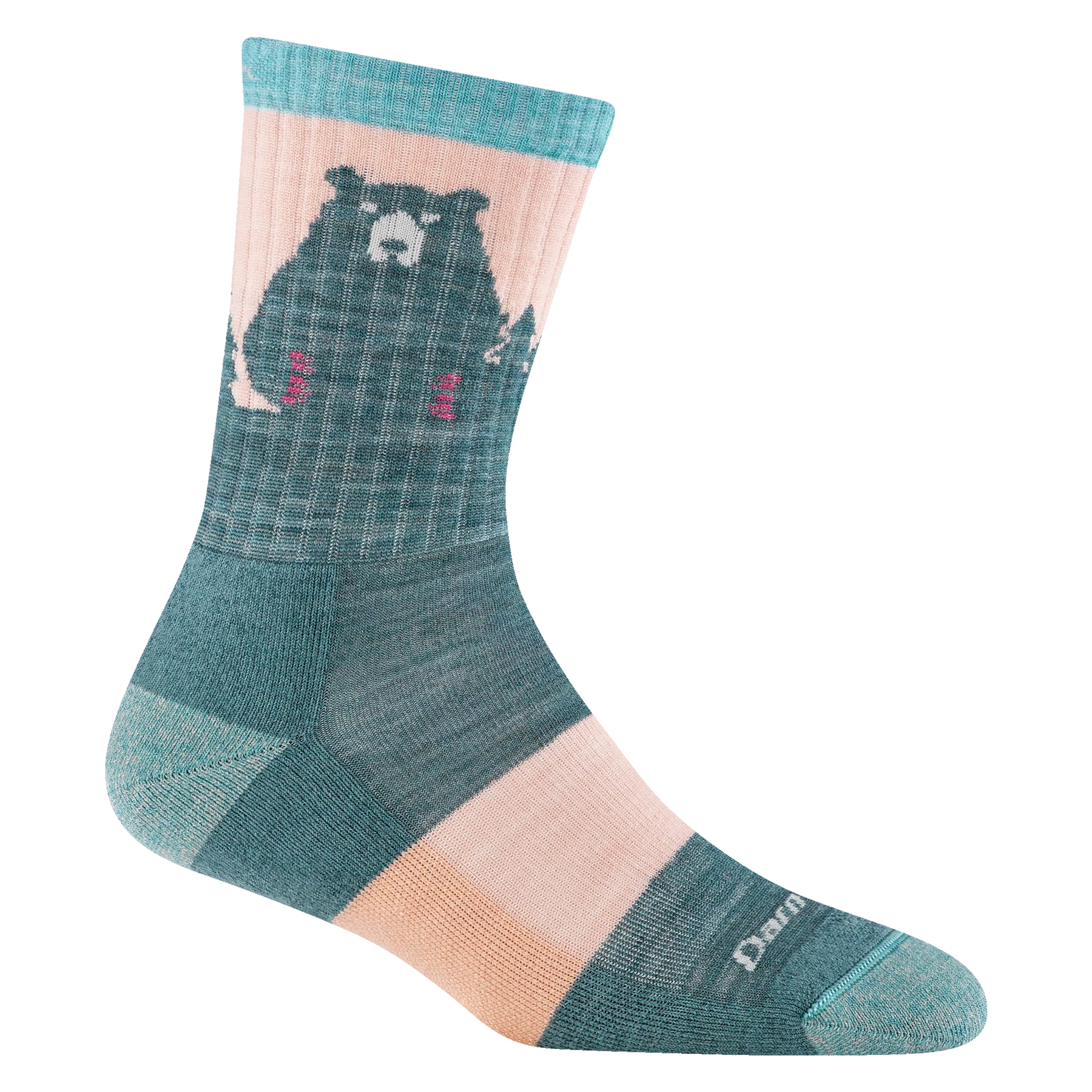 Bear Town Micro Crew Lightweight Hiking Sock for Women