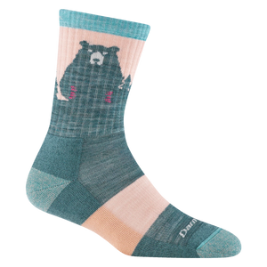 Bear Town Micro Crew Lightweight Hiking Sock for Women