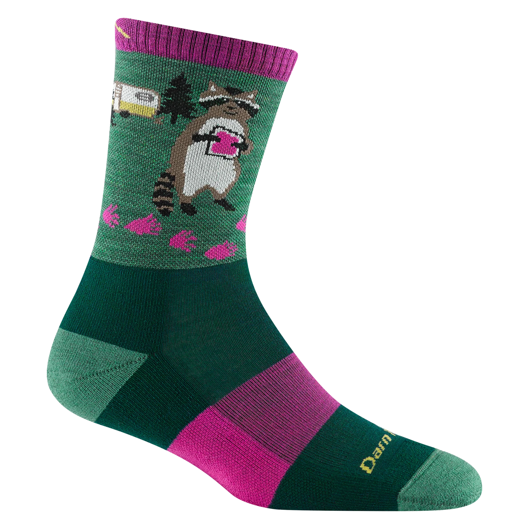 Critter Club Micro Crew Lightweight Hiking Sock for Women S25