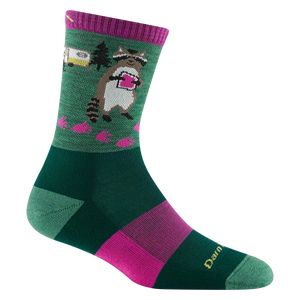 Critter Club Micro Crew Lightweight Hiking Sock for Women S25