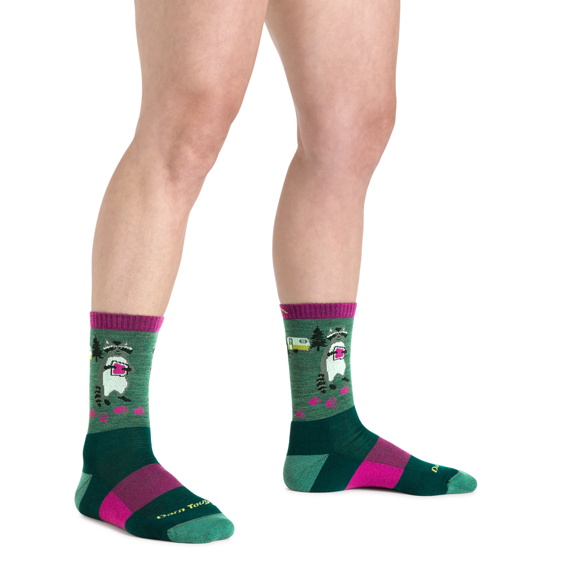 Critter Club Micro Crew Lightweight Hiking Sock for Women S25