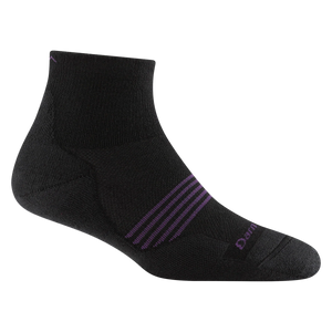 Element Quarter Lightweight Running Sock for Women - Black