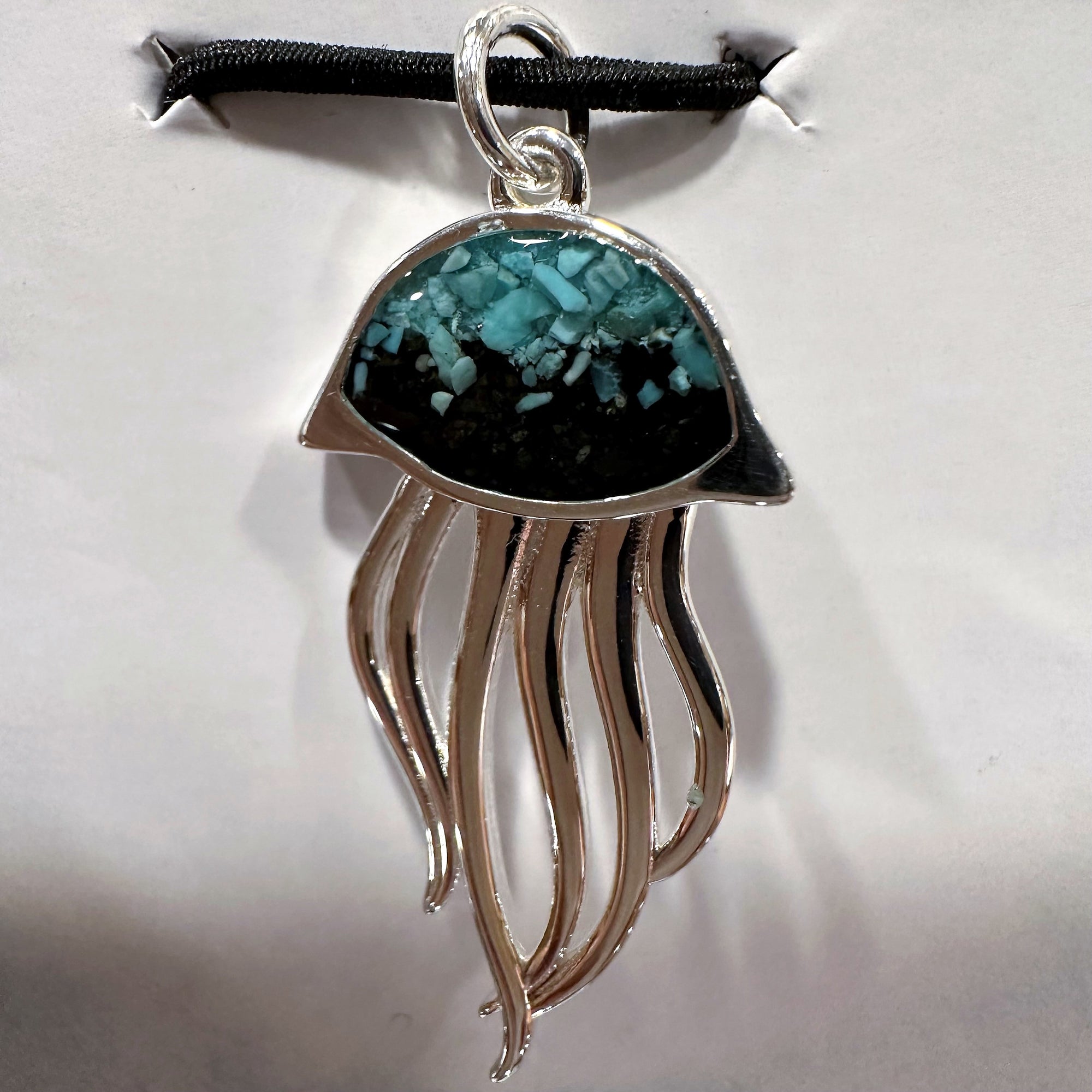 Jellyfish Charm - Turquoise Gradient