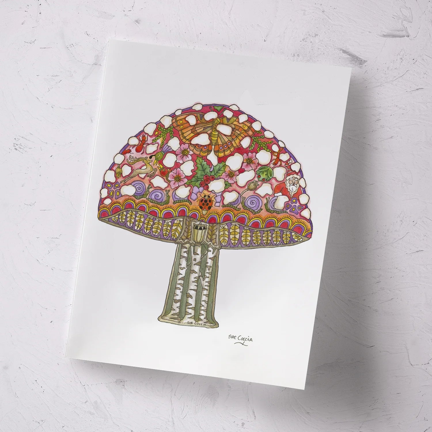 Mushroom Notecard