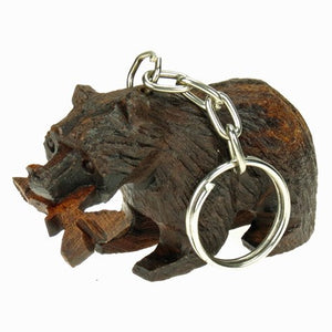 Ironwood Carved Key Chain