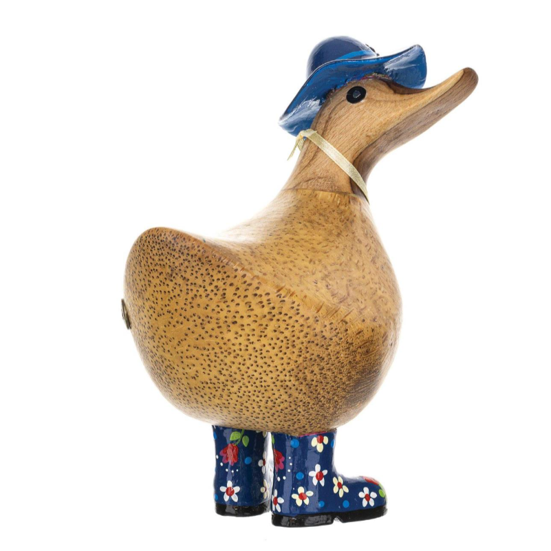 Floral Hat and Boots Duck