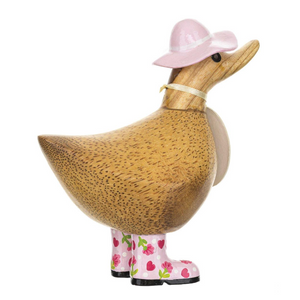 Floral Hat and Boots Duck