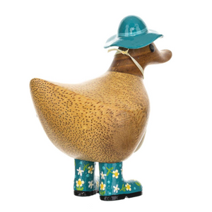 Floral Hat and Boots Duck