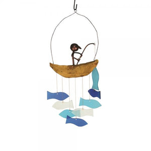 Fish Inspired Glass Chime