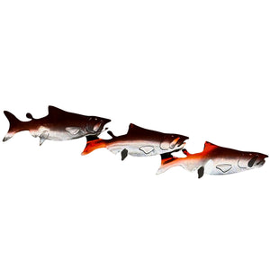 Three Red Fish - Large