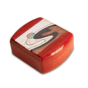 Wave Inlay Secret Box - Med Wide