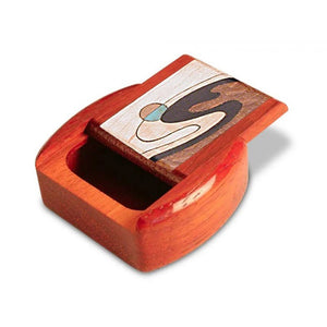 Wave Inlay Secret Box - Med Wide